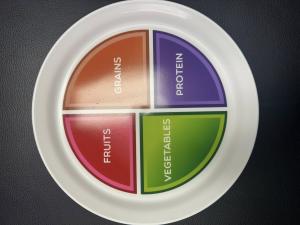 diabetic meal portion plate 