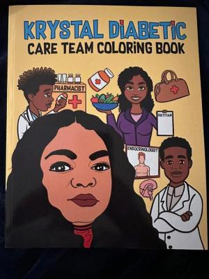 KRYSTAL DIABETIC CARE TEAM COLORING BOOK 